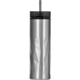 Serendipio Fire & Ice Stainless Steel & Plastic 2-In-1 Tumbler Side Straw